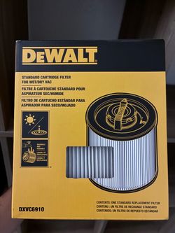 Dewalt shop vac filter
