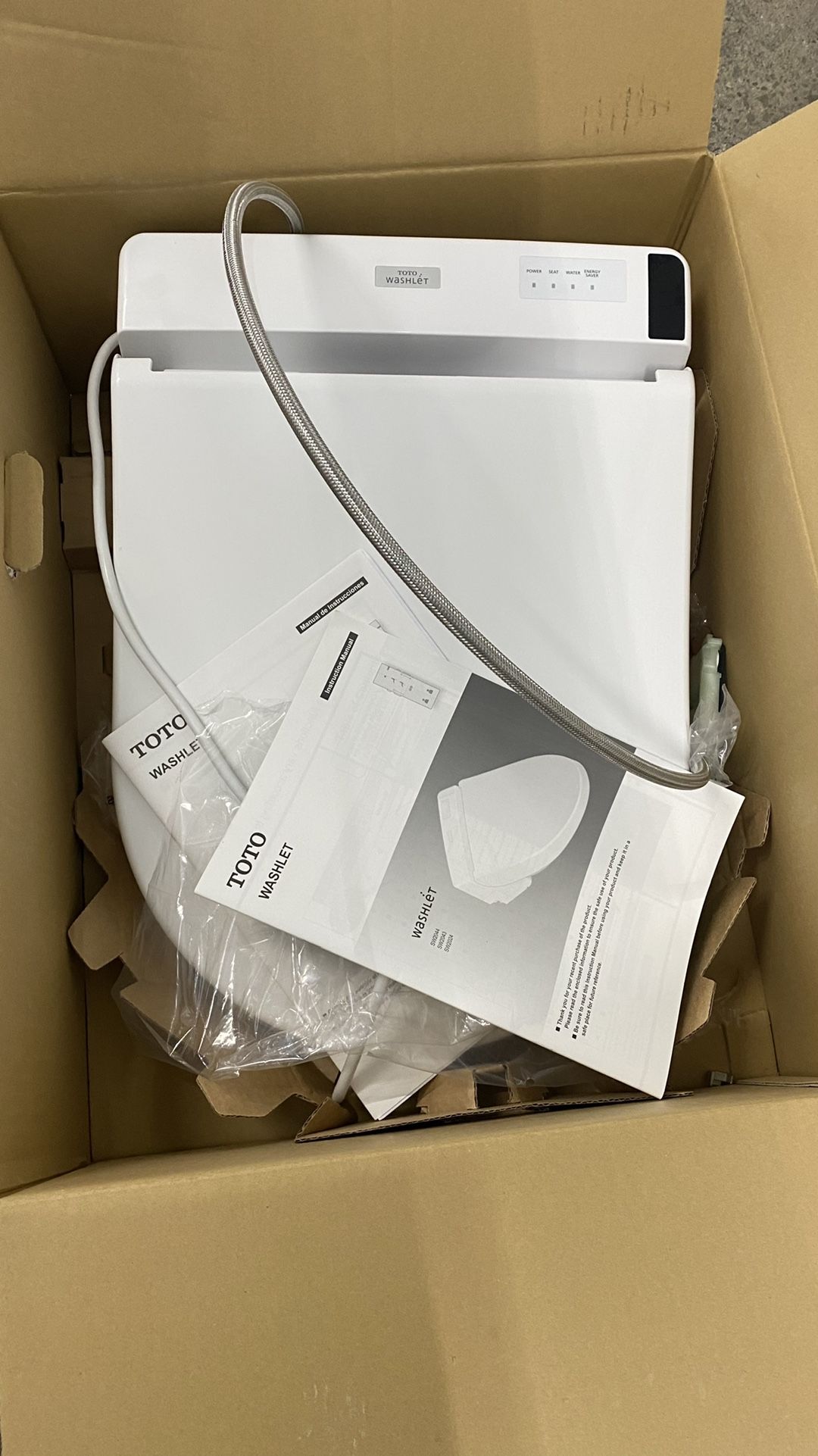 Toto Waslet New Open Box SW2044#01 C200 in Elongated, Cotton White