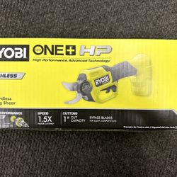 NEW! Ryobi 18V Cordless Pruning Sheer - Unopened