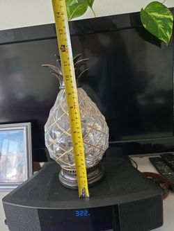 12 inches Pineapple lamp.