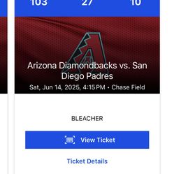 Diamond Backs Game Tonight 