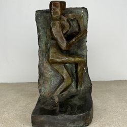 Modern Bronze Sculpture -Moore 