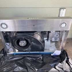 GE 30 in. Over the Range Convertible Range Hood with Light in Stainless Steel