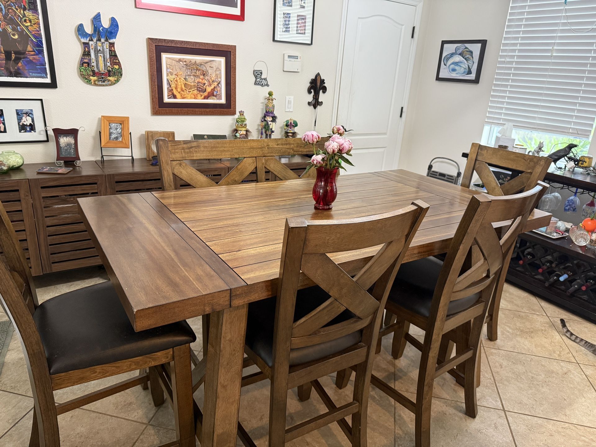 6 Piece Counter Height Dining Set