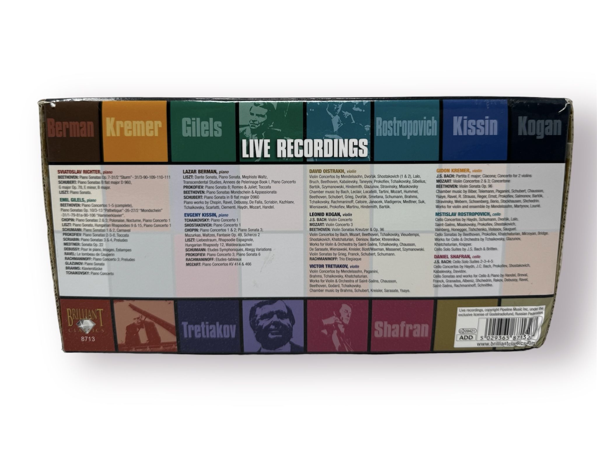 ⭐︎RUSSIAN LEGENDS 100 CD BOX Russian Legends “Legendary Russian Soloists of the 20th