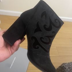 Black Boots - Size 9W 