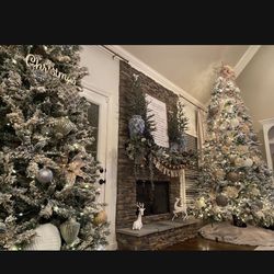 Christmas Trees Flocked Read Description