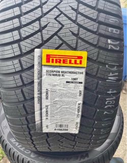 Set of 4 brand new tires  Pirelli scorpion  Wheatheractive  275/40R20 106Y $1,230 install including