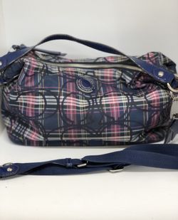 COACH PLAID CONVENTIONAL HOBO BAG