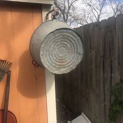 2 Wash Tubs One Is Smaller Than The Othy