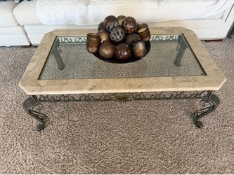 Set of three, two end tables in one coffee table, high-end