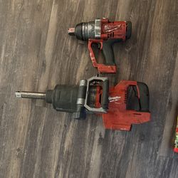 Impact wrenches Impact wrench Extended : 750.00 Impact wrench 500.00 Both for 1100.00