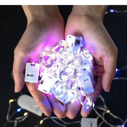 LED Fairy Lights Battery Powered 20 Pack; 6.8ft 20 Pieces (Will Send 2 More Pieces and Accessories, Another Random Gift), LED Battery String Mini Ligh
