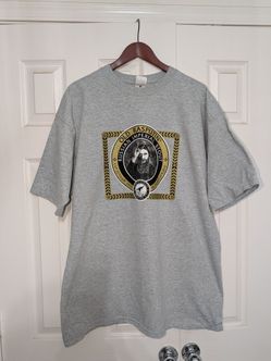Vintage Gray North Coast Brewing Co. Old Rasputin 2XL T Shirt Men Black Graphic Print
