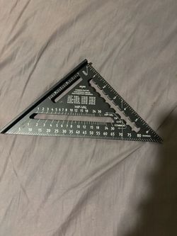 Iron mark ruler
