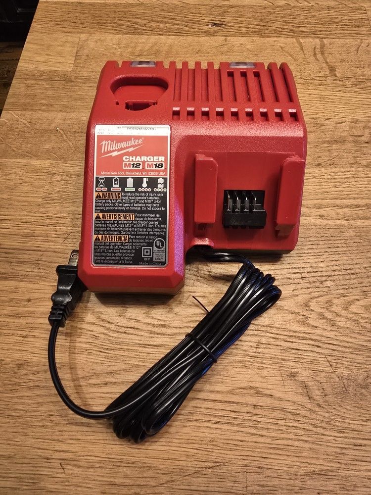 Milwaukee M12 And M18 Dual Charger New Open Box