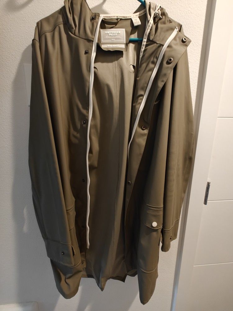 Scotch And Soda Men's Raincoat Size S