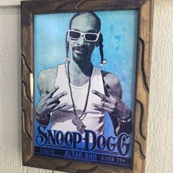 Snoop Dogg Frames Doggy Home Decor Man Cave Posters Patios Living Room Sinaloa Cuadros Barbershop 💈 Tattoos Shop
