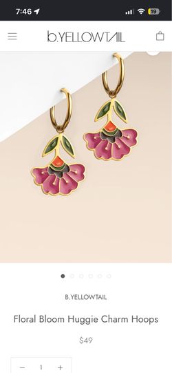 Yellowtail earrings