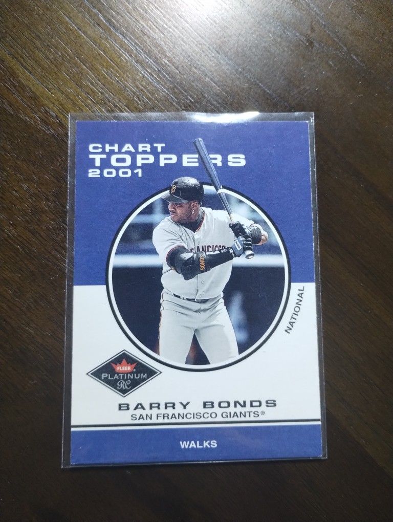 2001 Barry Bonds, Fleer Platinum - Chart Card# 414