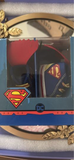DC Superman Baby Sneakers in Box