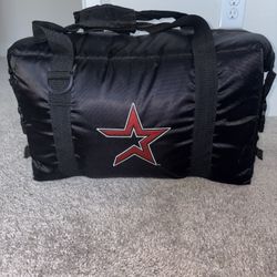 Houston Astros Space City drawstring cooler bag