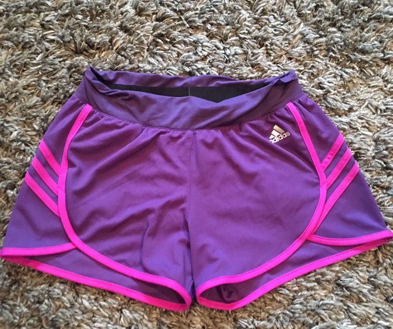 Purple Adidas -workout shorts xsmall