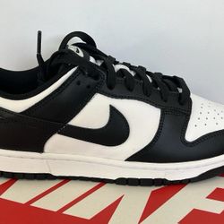 New Nike DUNK LOW RETRO PANDA SZ 10 Mens Sneakers shoes Black White DD1391-100