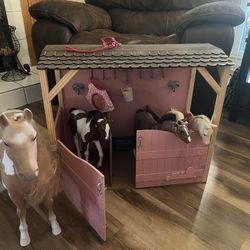 Huge Lot Of Horse Toys