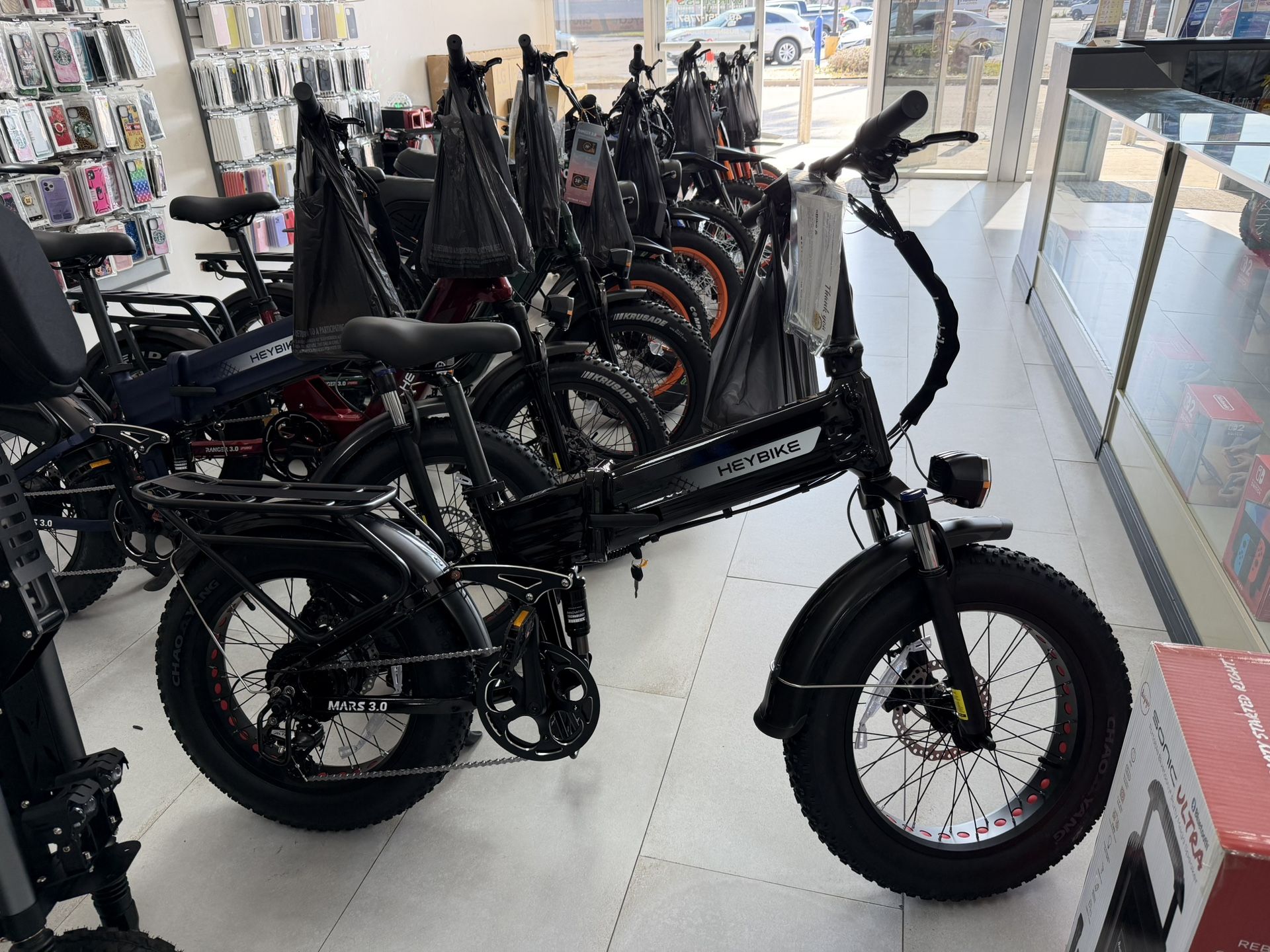 Heybike Mars 3.0 Electric Bicycle 28MPH! Finance For $50 Down Payment!!