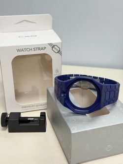bio ceramic watch band for AP x Swatch royal pop collab
