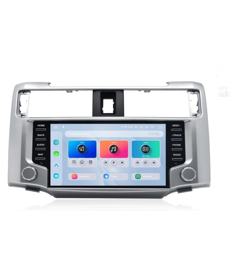 Dasaita Toyota 4Runner 2010-2023 Wireless CarPlay Android Auto, Bluetooth WiFi GPS, 9 Inch Touch Screen Head Units, 4G LTE, Navigation, 6G+64GB