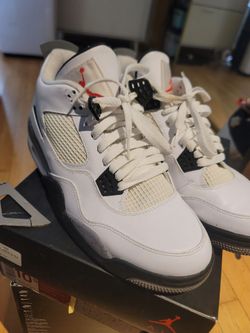 Jordan 4 Retro White Cement Mens 10.5