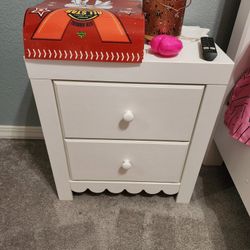 Full Size Bed Frame And Night Stand