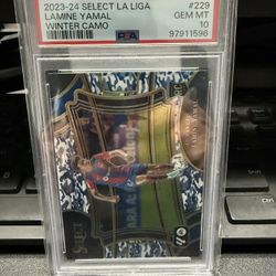 Lamine Yamal Winter Camo PSA 10