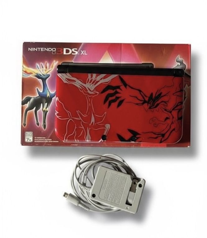 Nintendo 3DS XL Pokémon Xerneas & Yveltal Red Edition - Perfect Condition