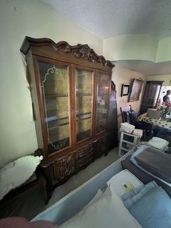 Antique China Cabinet $185s
