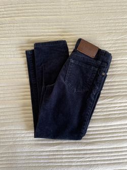Ralph Lauren Boys Size 5 Navy Blue Corduroy Pants 