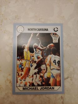 Michael Jordan College Basketball card
