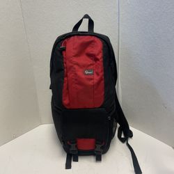 Lowepro Fastpack 100 Padded Camera Backpack Bag - Red & Black