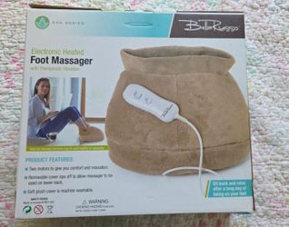 Bella Russo Electronic Heated Foot Massager with Therapeutic Vibration