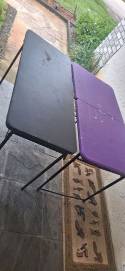 $25 per each -  Popup table foldup portable card table