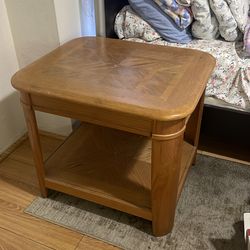 Wood side table x 2