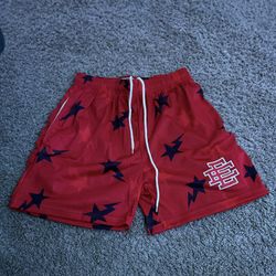 Red bape EE shorts size medium