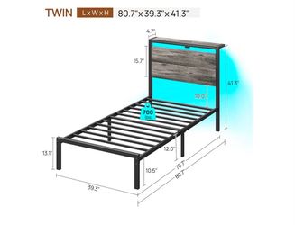 2 Twin bed frame