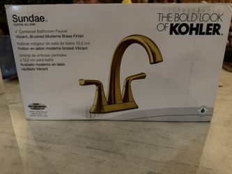 Kohler Sundae Centerset Faucet and Drain