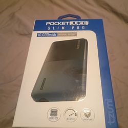 Pocket juice Slim Pro  10,000mAh internal Battery 