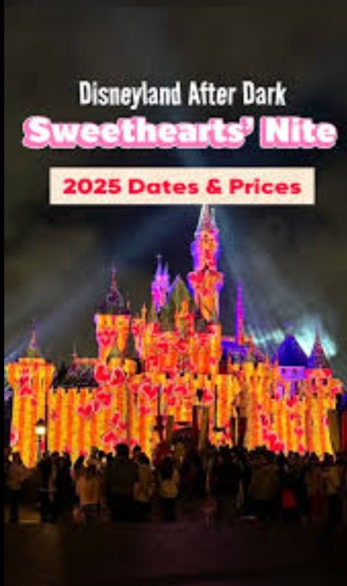 Disneyland Sweethearts Nite