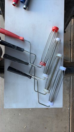 4 paint rollers