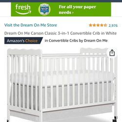 3-1 Convertible Crib New In Box